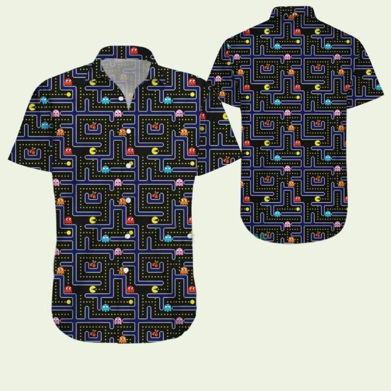 Pacman Hawaiian Shirt