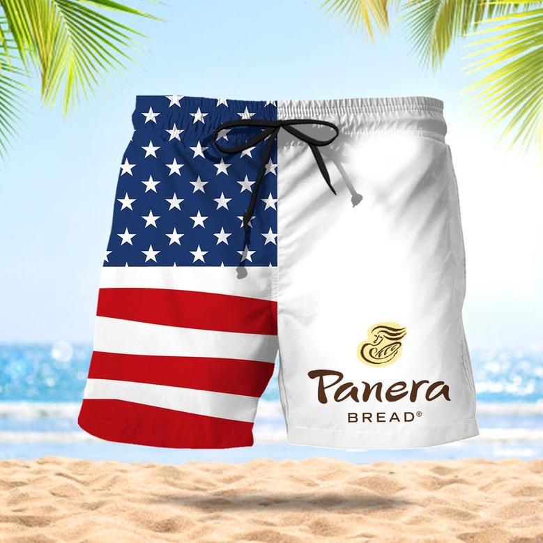 Panera Bread American Flag Swim Trunks