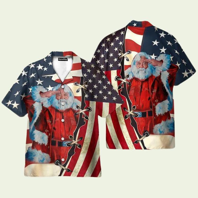 Patriotism America Christmas Hawaiian Shirt