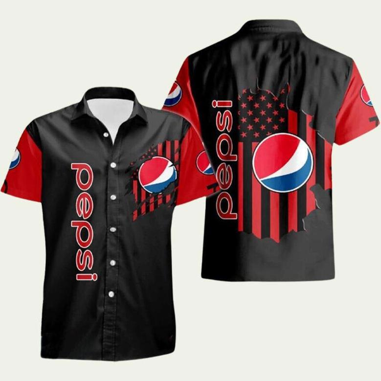 Pepsi Logo Brand Retro Hawaiian Shirt