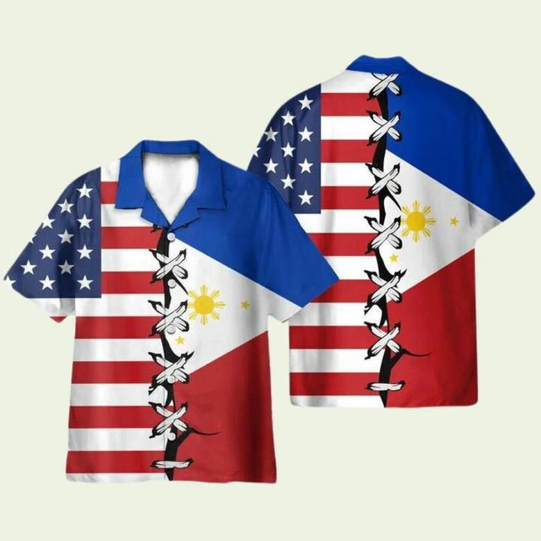 Philippines Root Flag Hawaiian Shirt