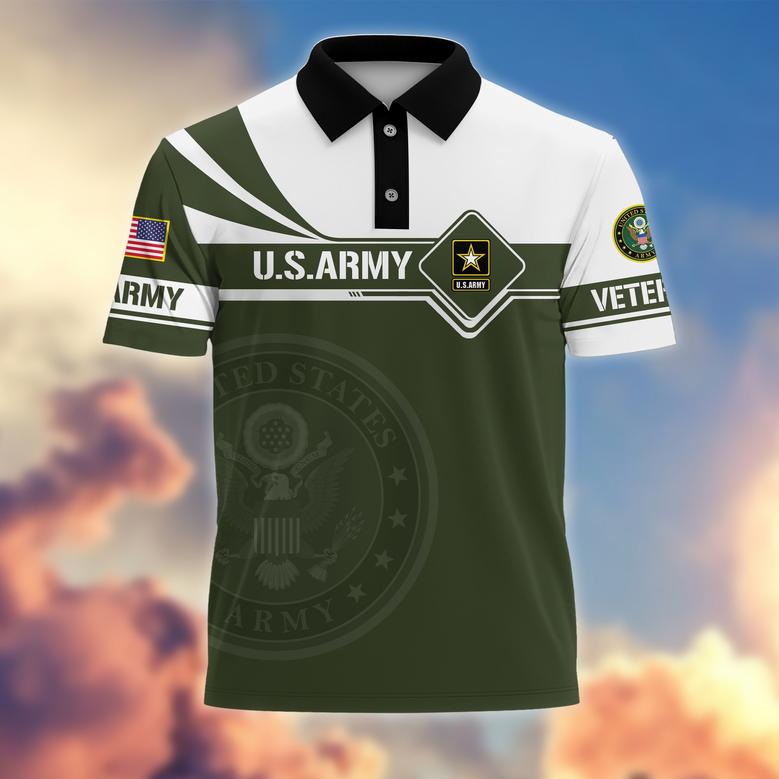Premium Honoring All Who Served US Veterans Polo Shirt