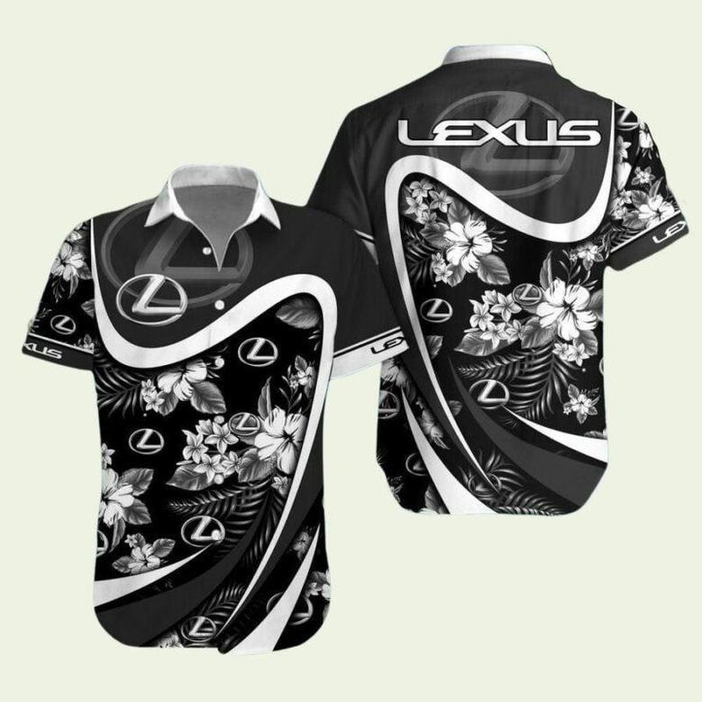 Racing Car Lexus Logo Combo Hawaiian Shirt