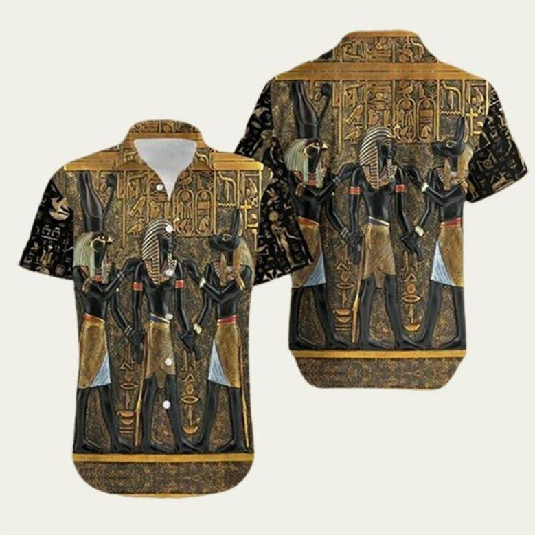 Rameses Anubis Ancient Egypt Hawaiian Shirt