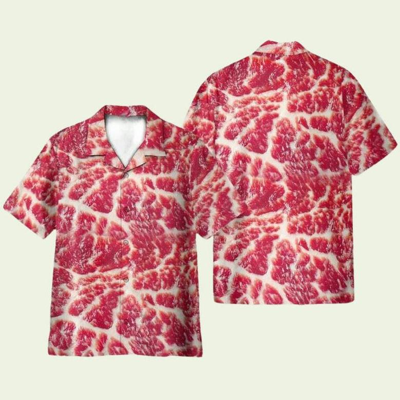 Raw Meat Funnys Hawaiian Shirt