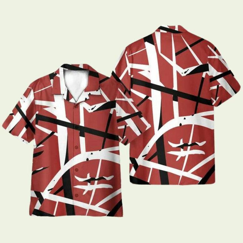 Red Frankenstrat Strings Cosplay Costume Hawaiian Shirt