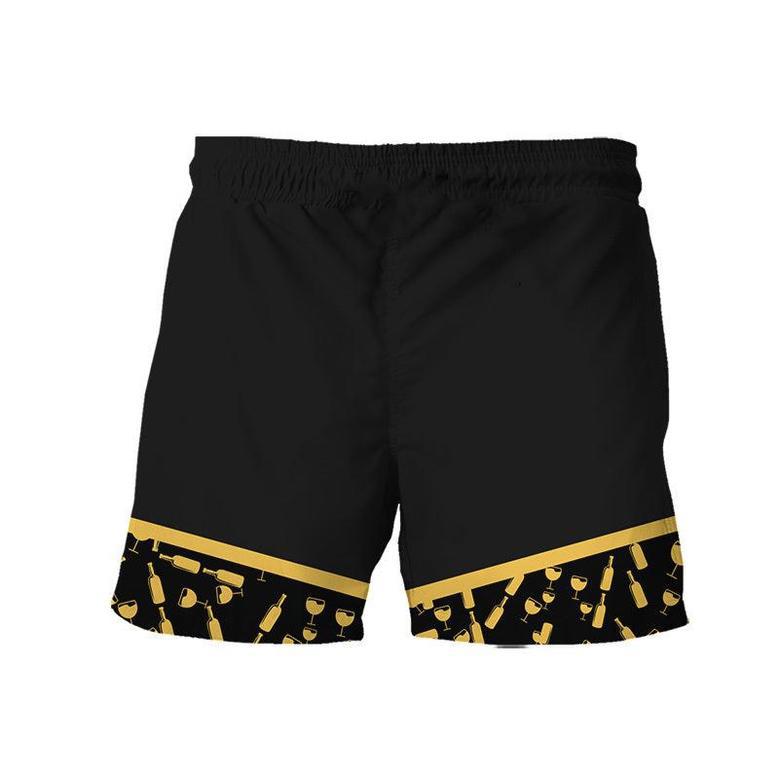 Remy Martin Bottle Pattern Swim Trunks