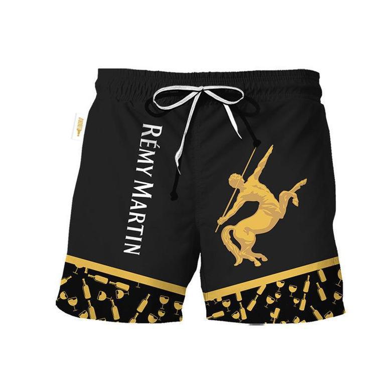 Remy Martin Bottle Pattern Swim Trunks