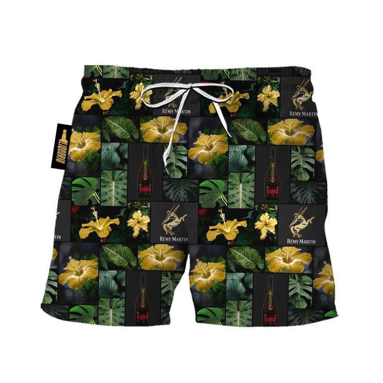 Remy Martin Hibiscus Flower Swim Trunks