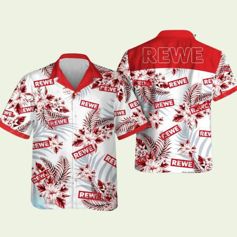 Rewe Germany Logo Hawaiian Shirt