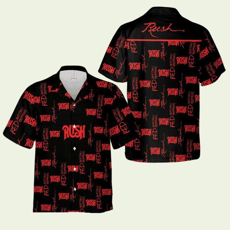 Rush Music Band Logo Hawaiian Shirt