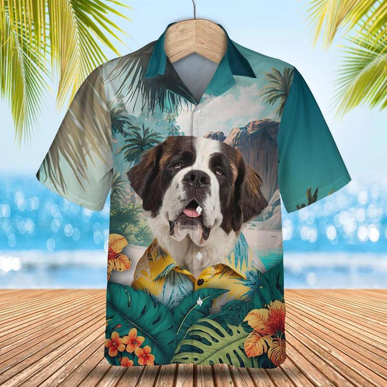 Saint Bernard - Tropical Hawaiian Shirt Summer Gifts