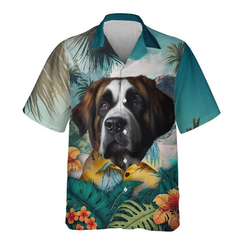 Saint Bernard - Tropical Hawaiian Shirt Summer Gifts