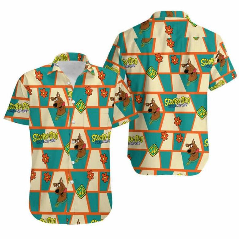 Scooby Doo Face Hawaiian Shirt