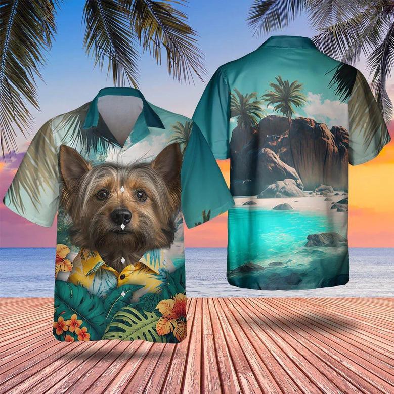 Silky Terrier - Tropical Hawaiian Shirt Summer Gifts