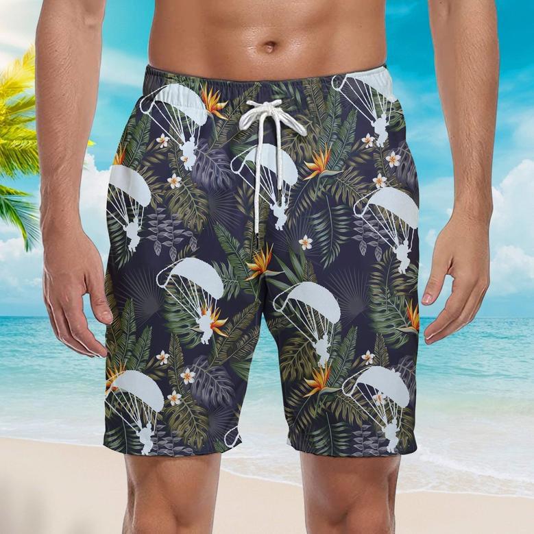 Skydiving Nature Beach Shorts For Men