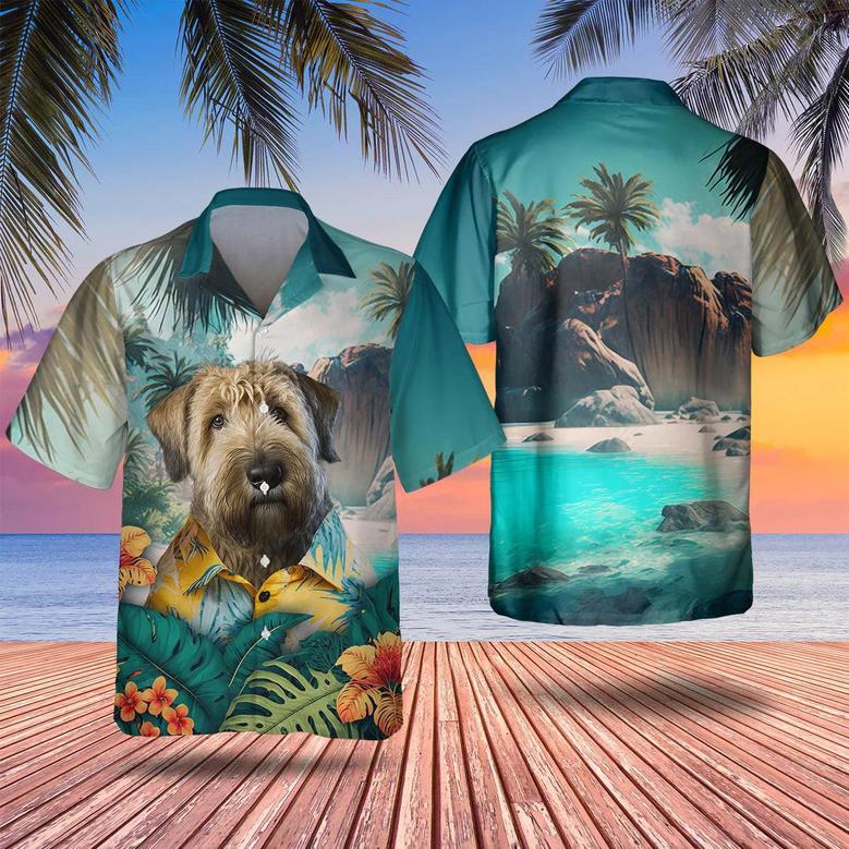 Soft-Coated Wheaten Terrier - Tropical Hawaiian Shirt Summer Gifts