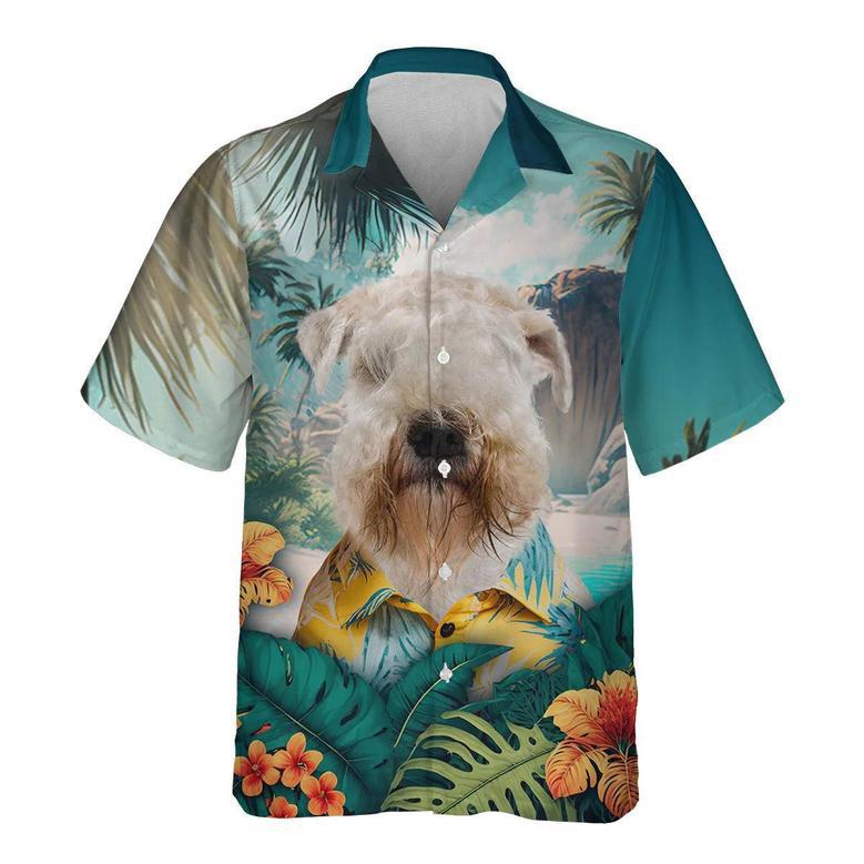 Soft-Coated Wheaten Terrier - Tropical Hawaiian Shirt Summer Gifts