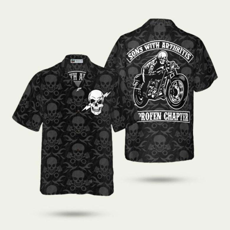 Sons With Arthritis Motorcycle Hawaiian Shirt