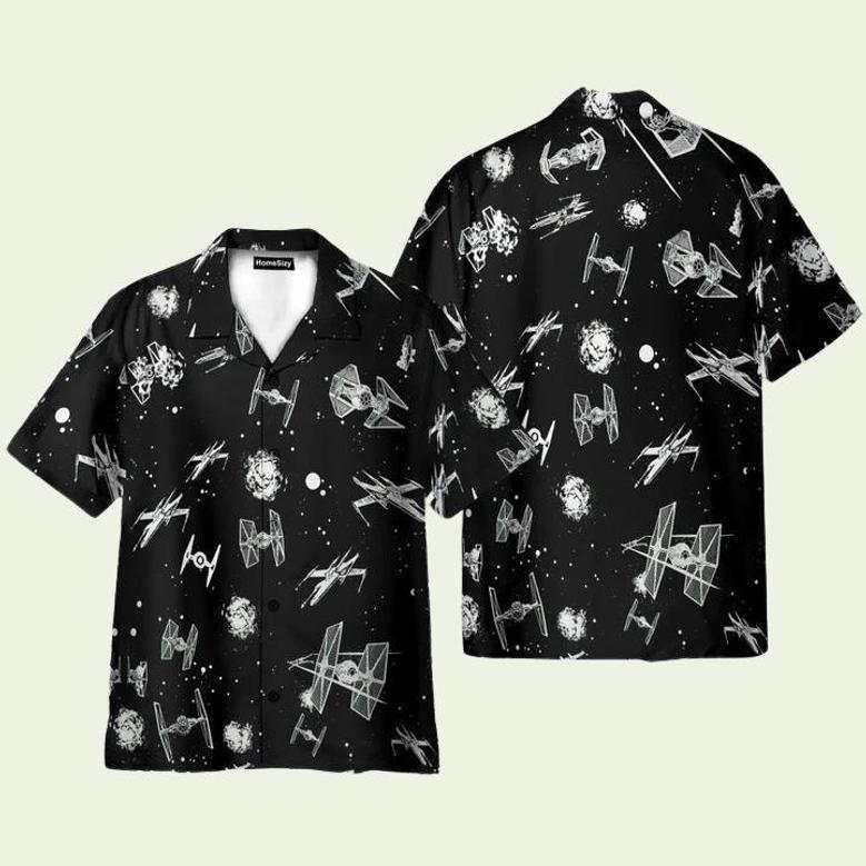 Spaceship Star Wars Cosplay Hawaiian Shirt