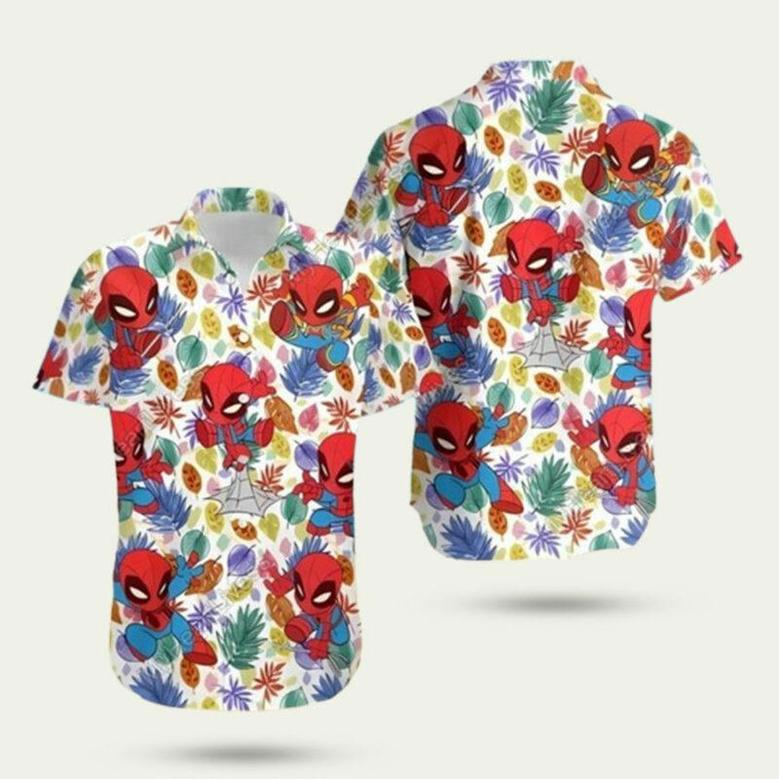 Spider Man Tropical Pattern Summer 2024 Hawaiian Shirt