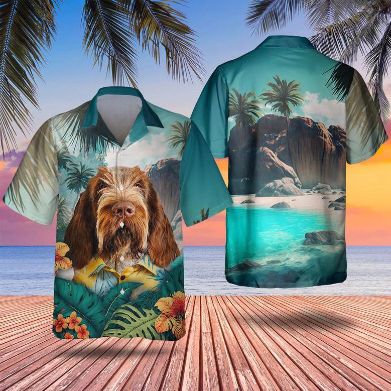 Spinone Italiano - Tropical Hawaiian Shirt Summer Gifts