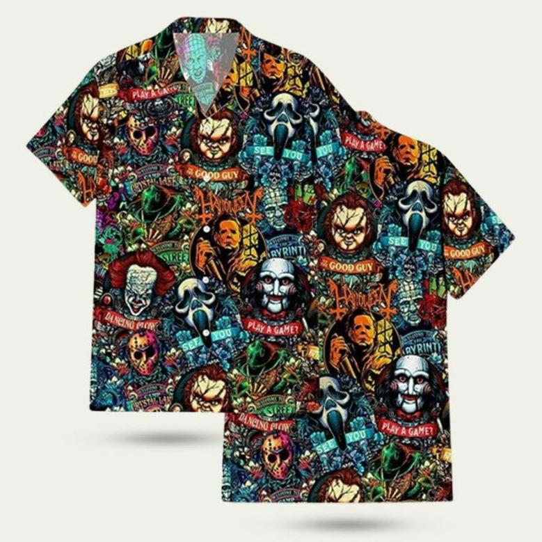 Stephen King Characters Summer Holiday Hawaiian Shirt