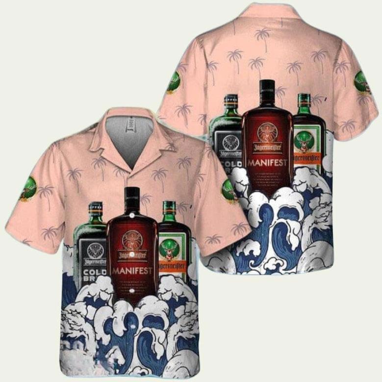 Summer Waves Jagermeister Hawaiian Shirt