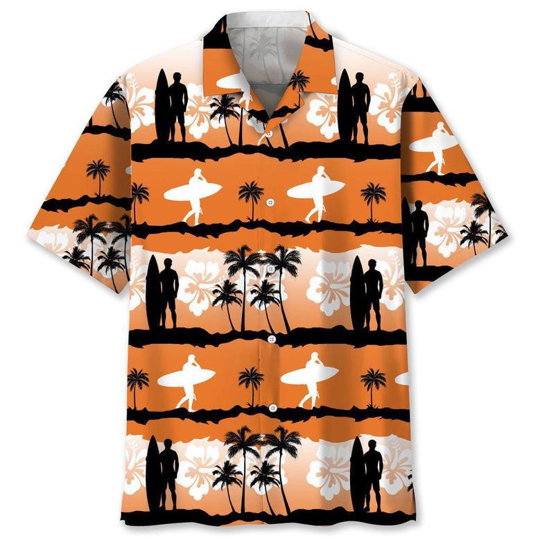 Surfing Sunset Hawaiian Shirt Summer Gifts