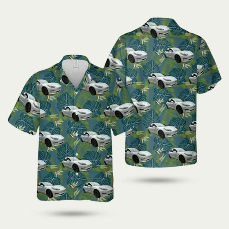 Tesla Car Hawaiian Shirt