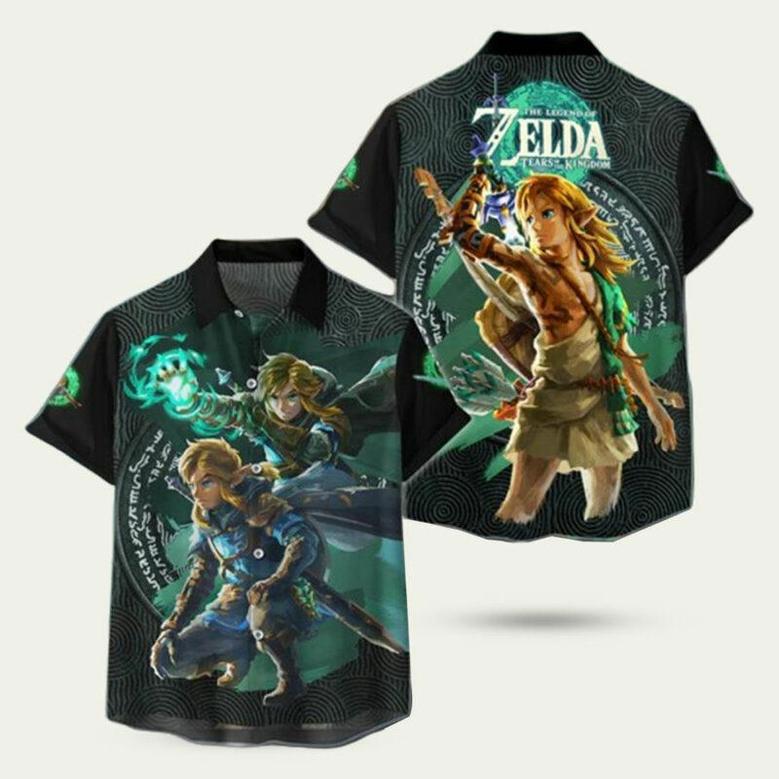 The Legend Of Zelda Tears Of The Kingdom Hawaiian Shirt