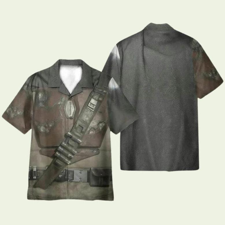 The Mandalorian Cosplay Costume Hawaiian Shirt