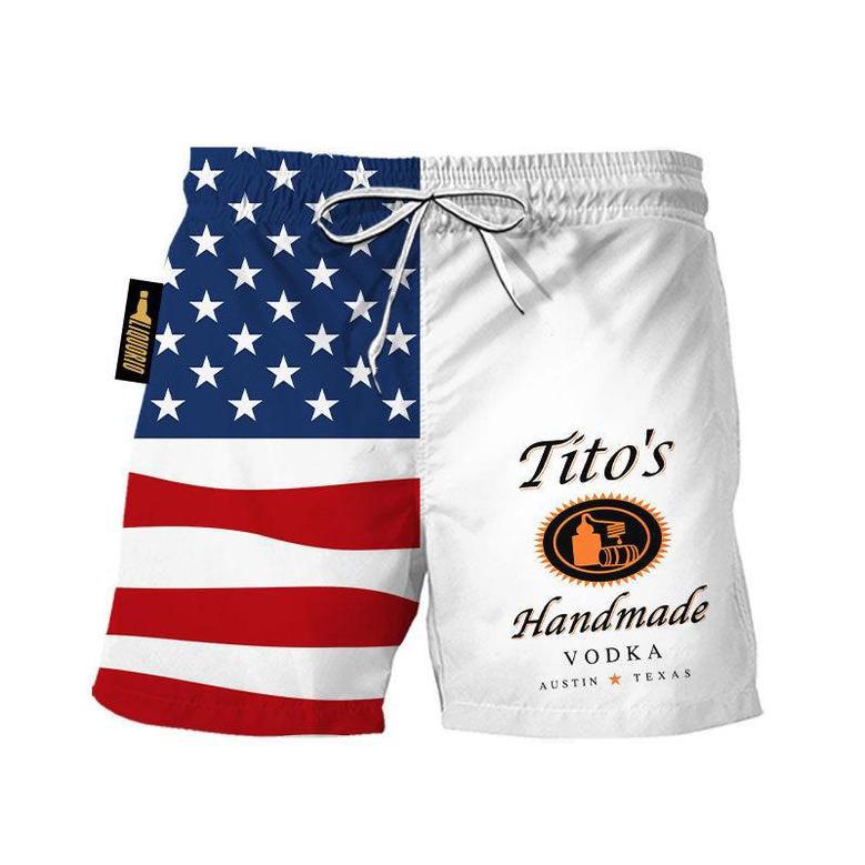 Tito's American Flag Swim Trunks