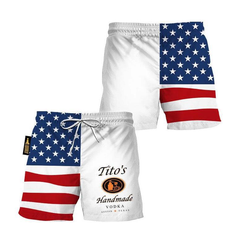 Tito's American Flag Swim Trunks