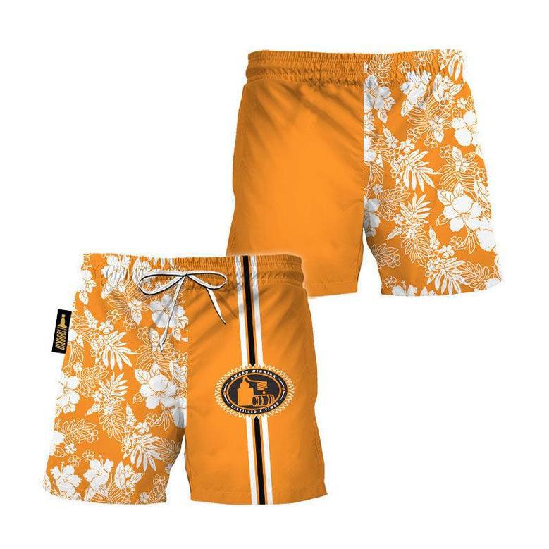 Tito's Flower Stripe Swim Trunks