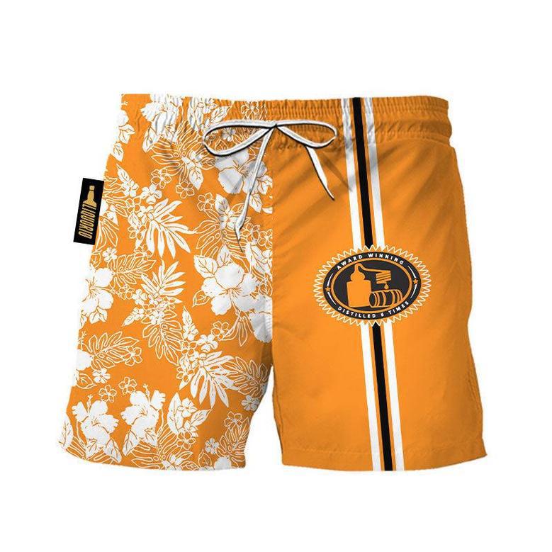 Tito's Flower Stripe Swim Trunks