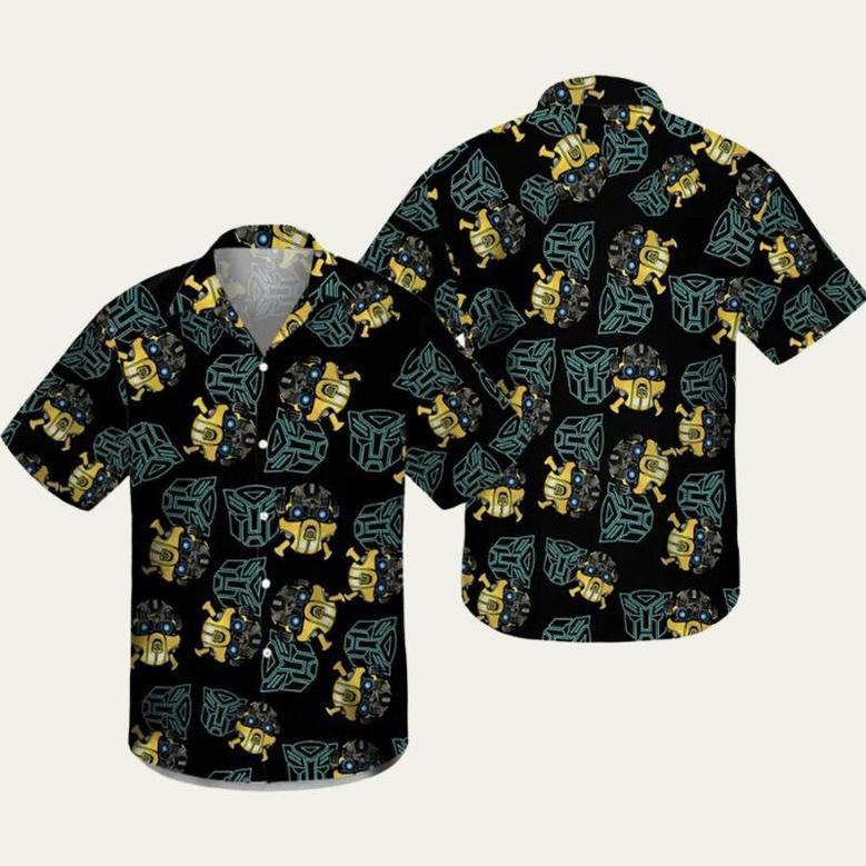 Transformers Bumblebee Hawaiian Shirt