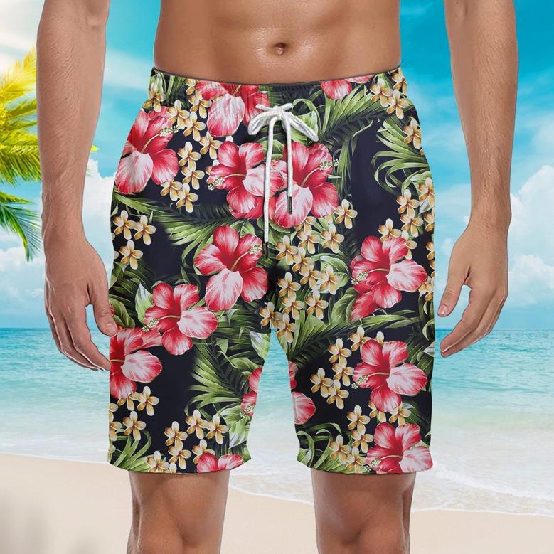 Tribal Tiki Aloha Beach Shorts For Men