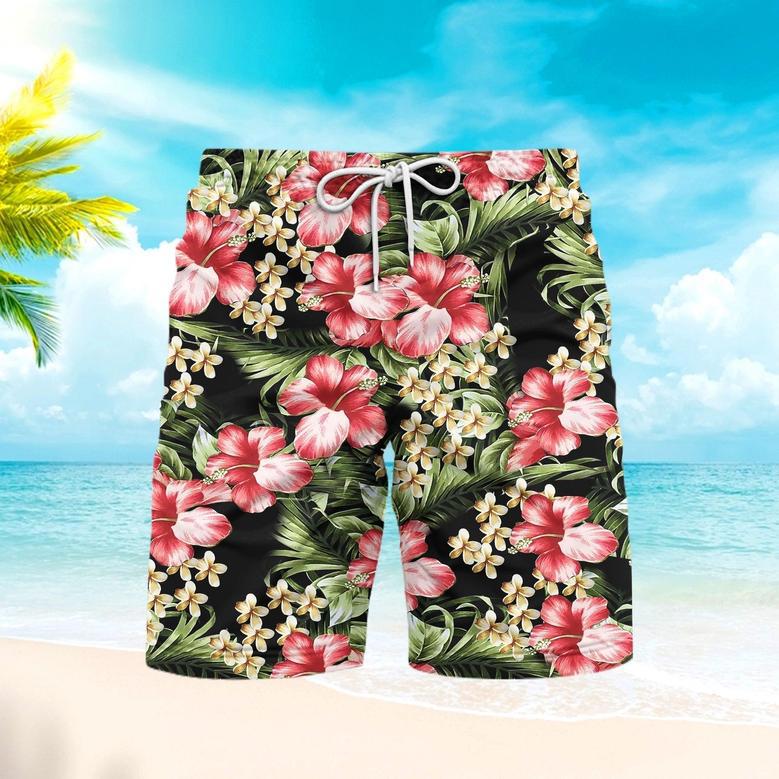 Tribal Tiki Aloha Beach Shorts For Men