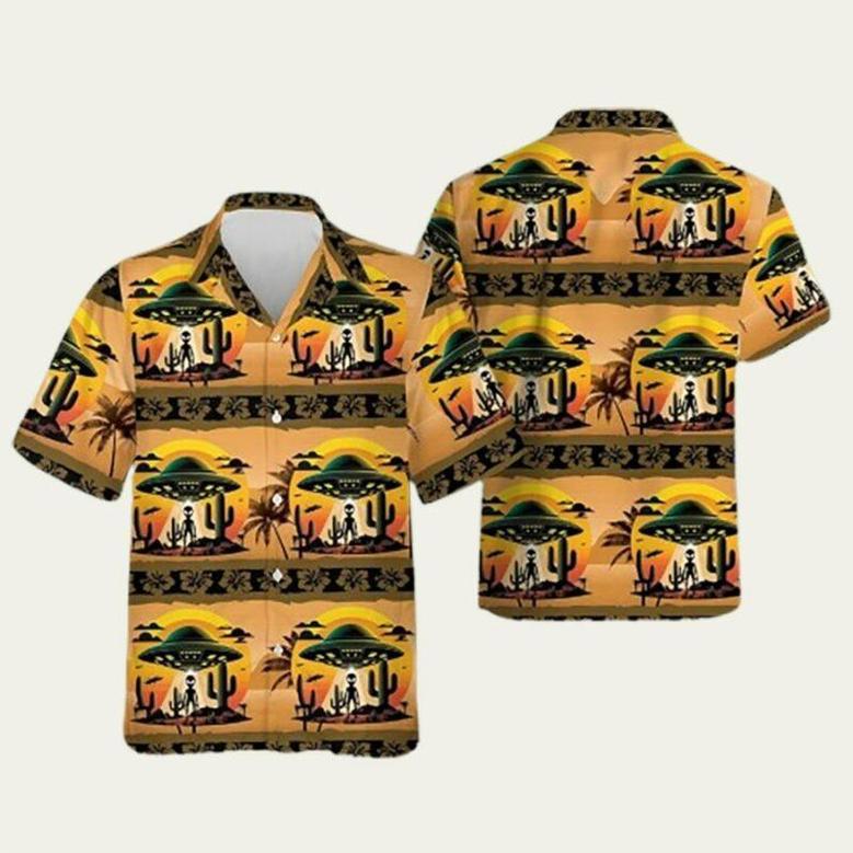 Tropical Alien Hawaiian Shirt