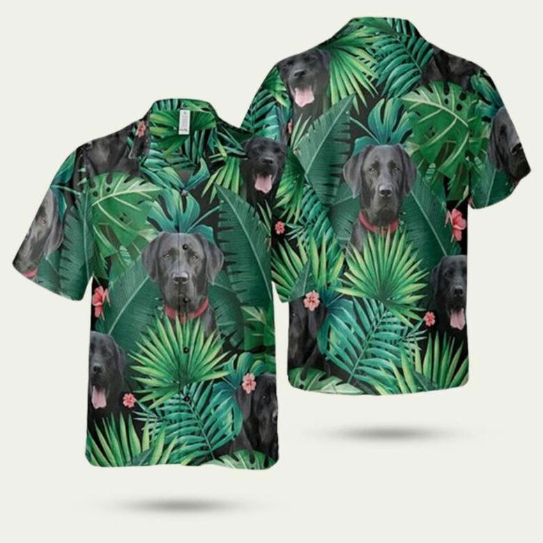 Tropical Labrador Shirt Hawaiian Shirt