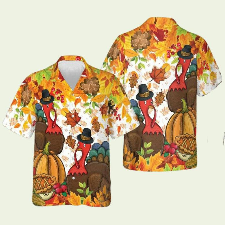 Turkey Thanksgiving Hawaiian Shirt