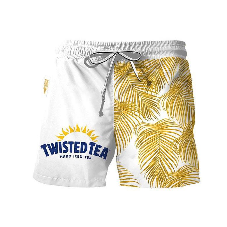 Twisted Tea Tropical Fern Swim Trunks