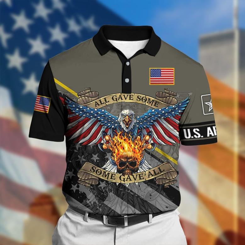 Unique Veteran American Polo Shirt