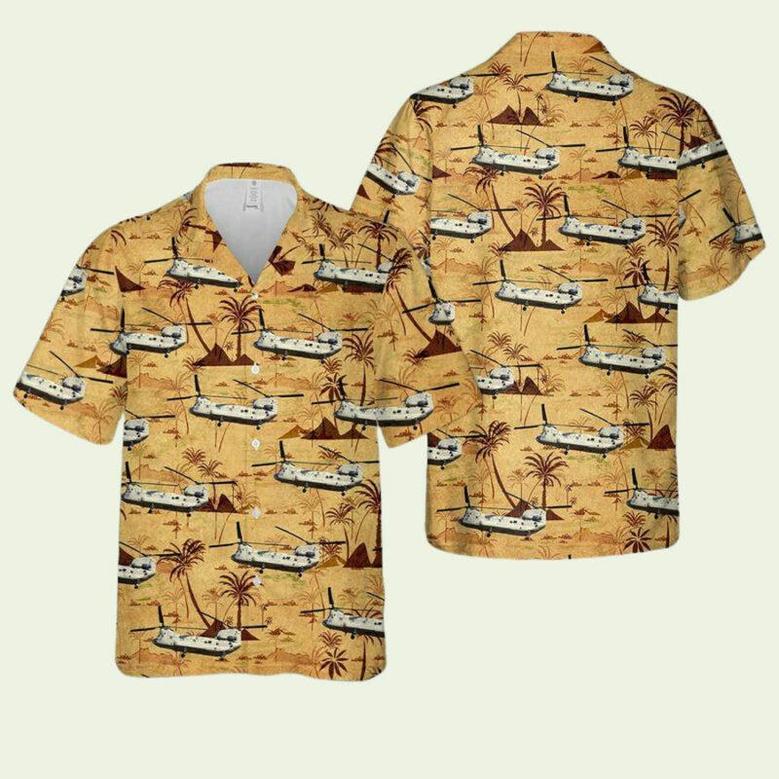 Us Army Boeing Chinook 1 Hawaiian Shirt