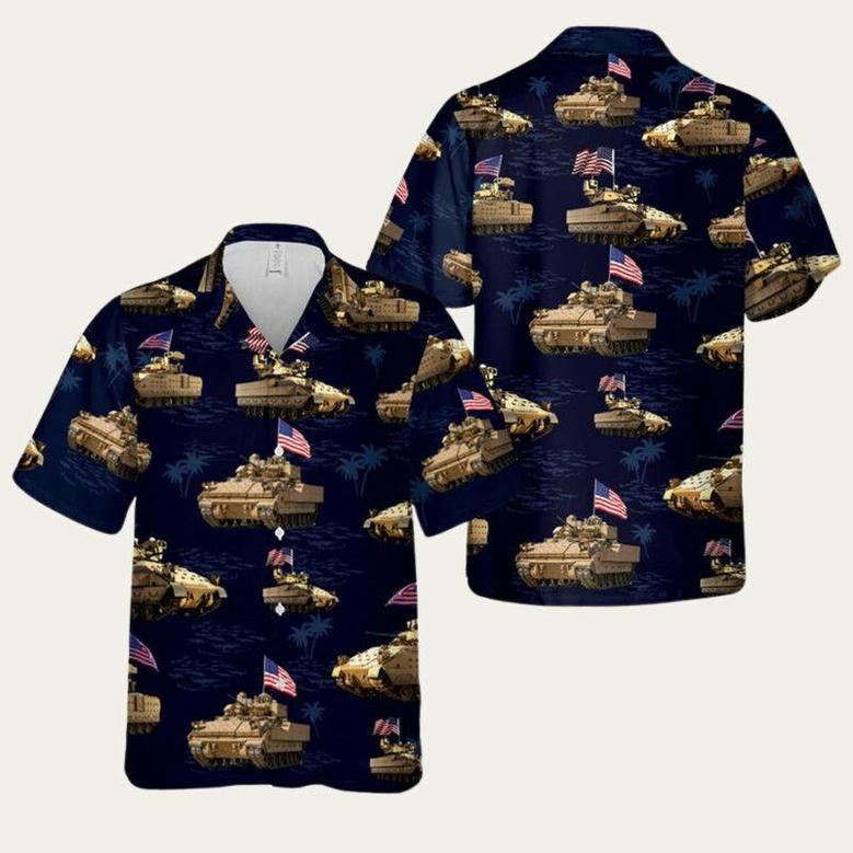 Us Army Bradley July Hawaiian Shirt