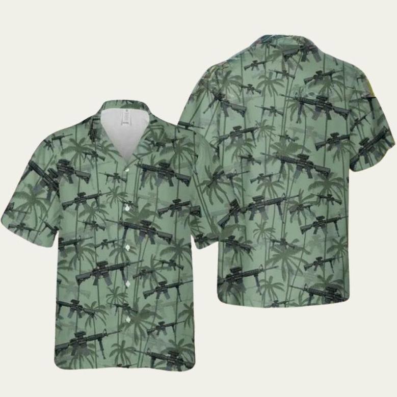 Us Army Carbine Hawaiian Shirt