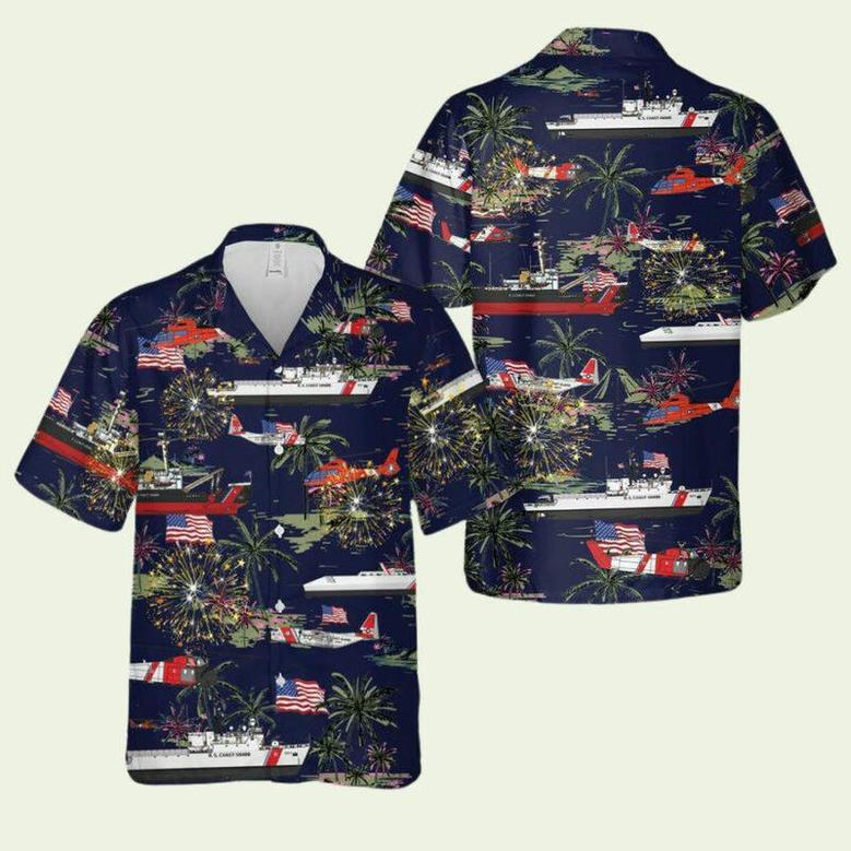 Us Coast Guard Of July Hawaiian Shirt