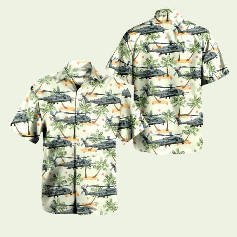 Us Marine Corps Sikorsky Ch Super Stallion S Hawaiian Shirt