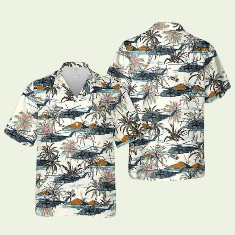 Us Navy Sikorsky Ch Super Stallion Hawaiian Shirt